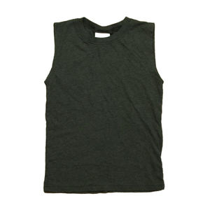 Bottlecapps Boys Gray Tank Top size: 5-6 Years